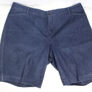 Womens St Johns Bay Bermuda Shorts Demin Jeans